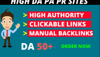 I will build 300 high da profile backlinks manually