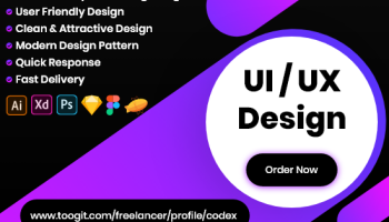 Do stunning UI/UX design of your mobile app or website