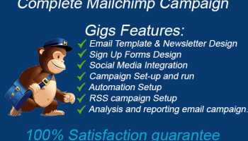 I will complete mailchimp marketing campaign