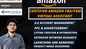 I will be amazon fba virtual assistant amazon virtual assistant