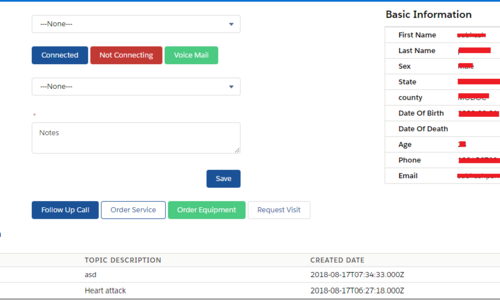 Skillssalesforce-lightning,salesforce-apex,salesforce-sales-cloud,javascript,jquery,bootstrap,css3,visualforce Project description:In this project, we need to build a lightning app for the health industry. The lightning component is performing the DML operation on the database. Example: Insert, update and delete Medicine details, Patient details, doctor details. Work Description:Creating Lightning component, VF page, VF component, and apex code:The lightning component is used for accept input from the user and submit details to the apex classes and using apex code I was performed DML Operation on custom and standard object. We provided SEO functionality on the project because of client wants to easily search records of doctor, patient, and medicine. (the Same solution provided for classic using VF page and VF component)Creating Various reports and dashboard.Creating test classes for functional testing and system testing.