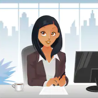 Virtual assistant for secretarial jobs.