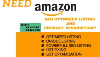 I can write top amazon listing and SEO product descriptions.