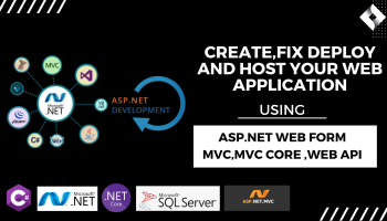 I will create,fix and deploy asp net mvc, core or web form applications